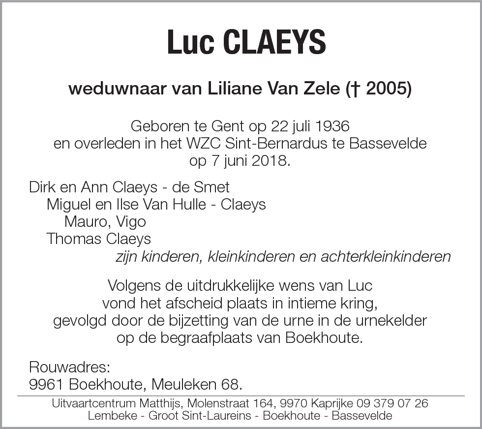 Luc Claeys