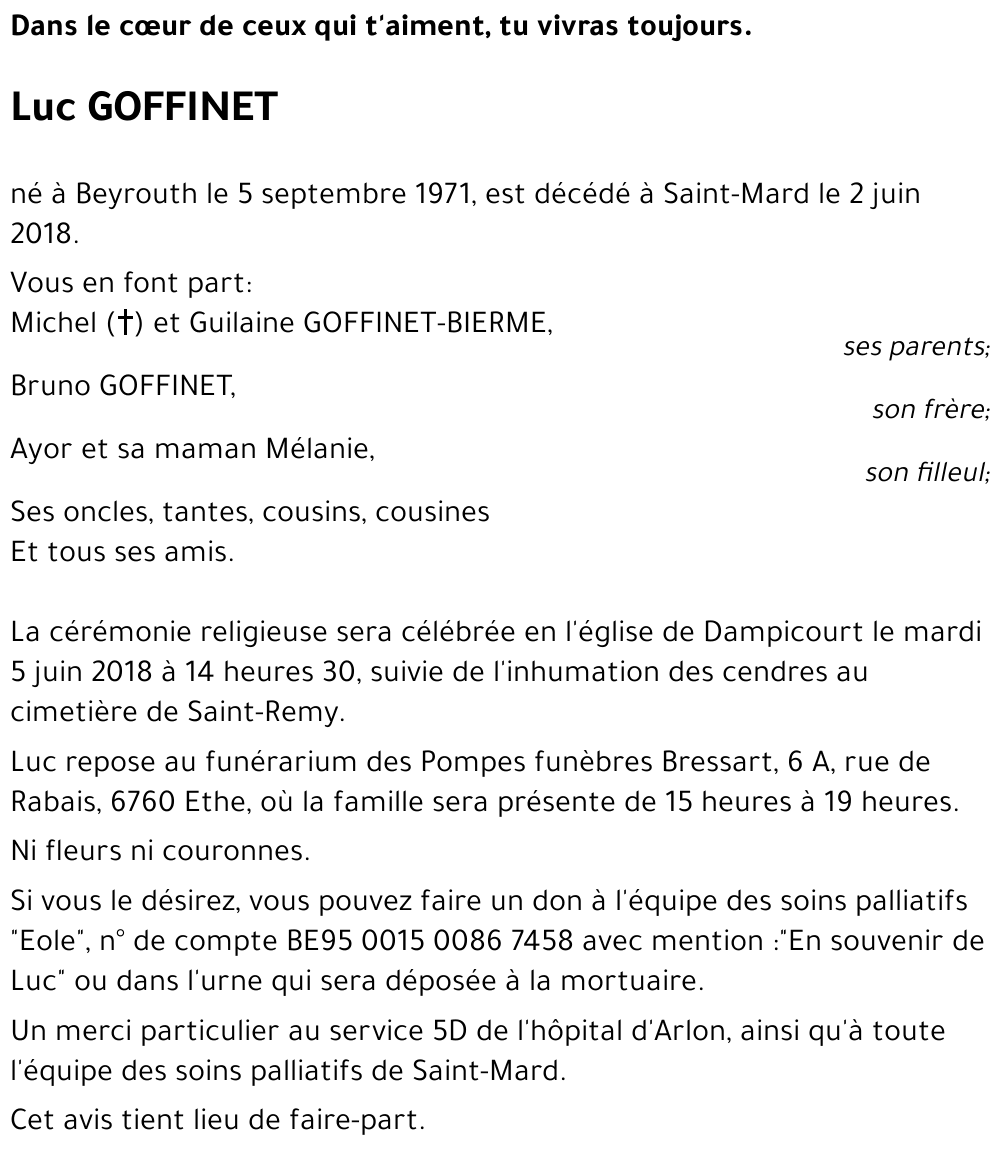 Luc GOFFINET 