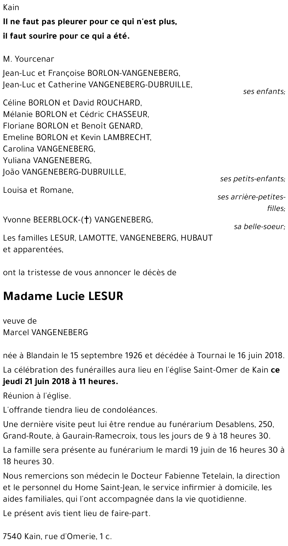 Lucie LESUR