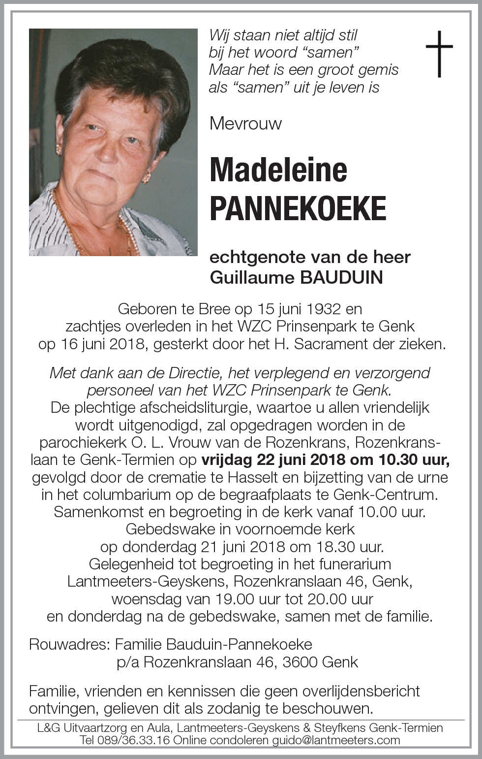 Madeleine PANNEKOEKE
