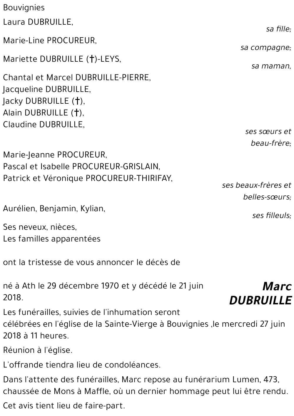 Marc DUBRUILLE