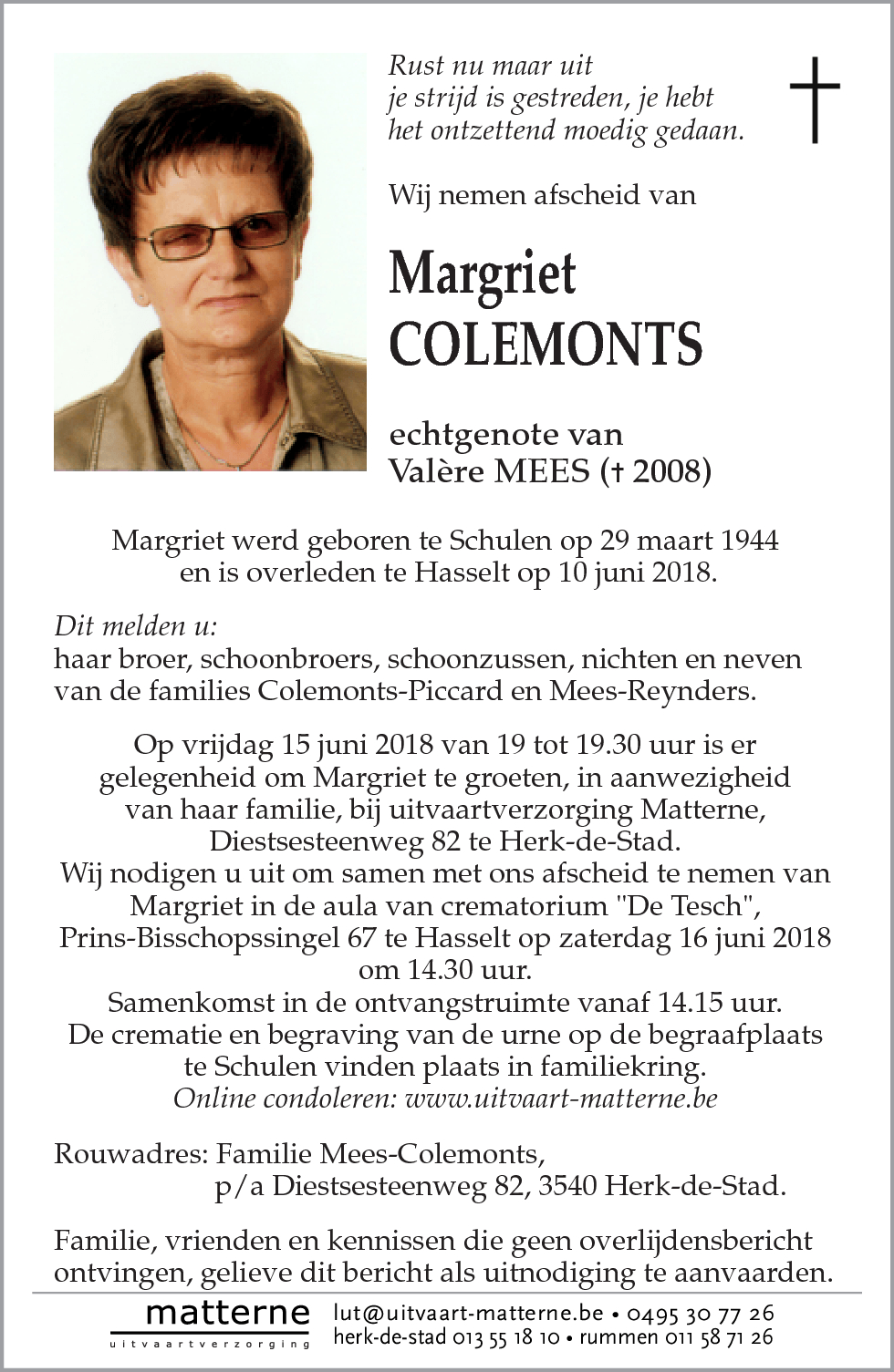Margriet Colemonts