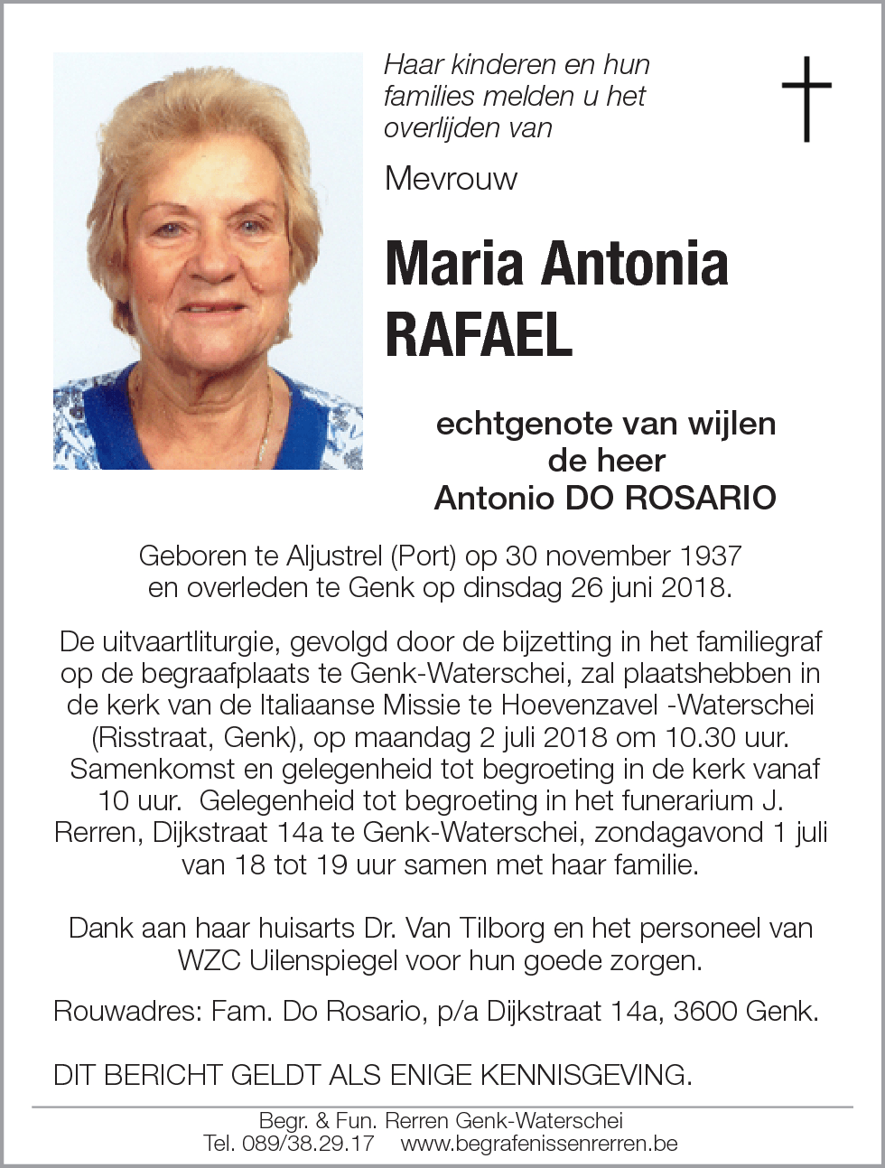 Maria Antonia RAFAEL