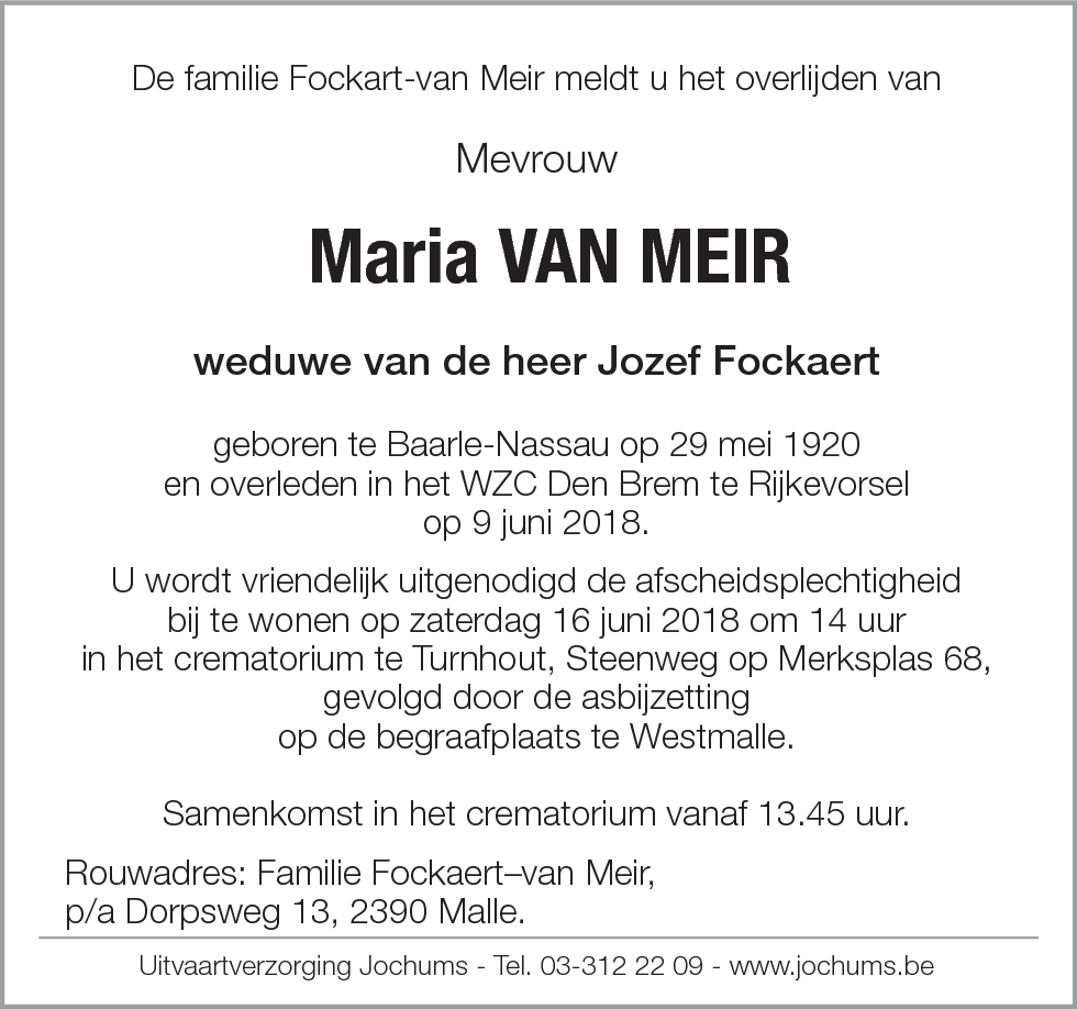 Maria van Meir