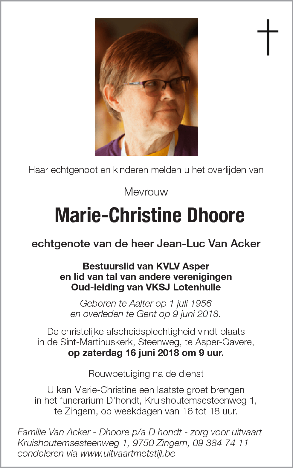 Marie-Christine Dhoore