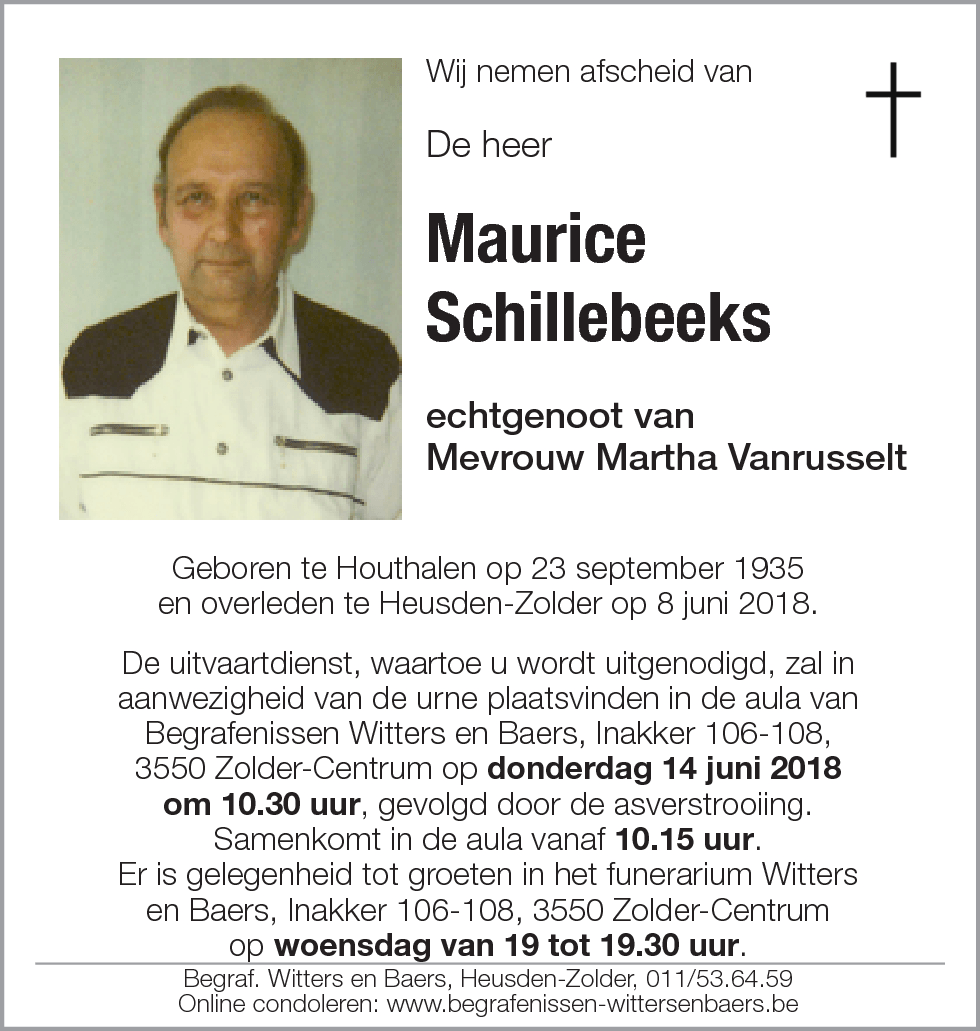 Maurice Schillebeeks