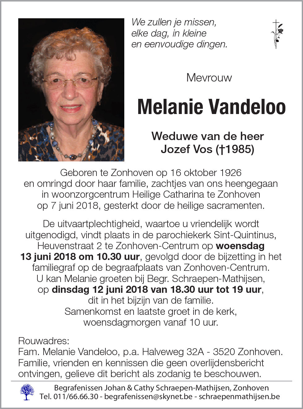 Melanie Vandeloo