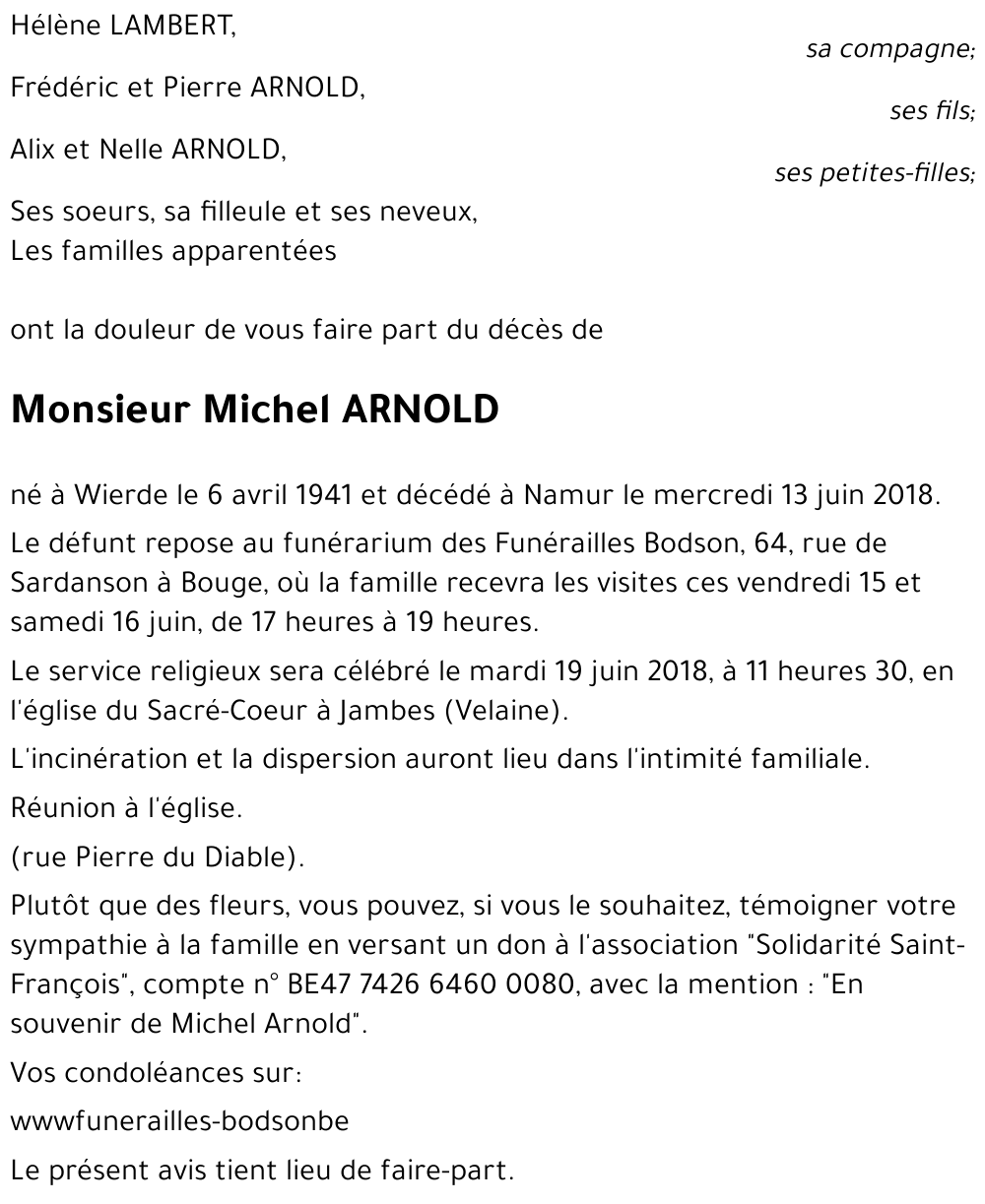 Michel ARNOLD