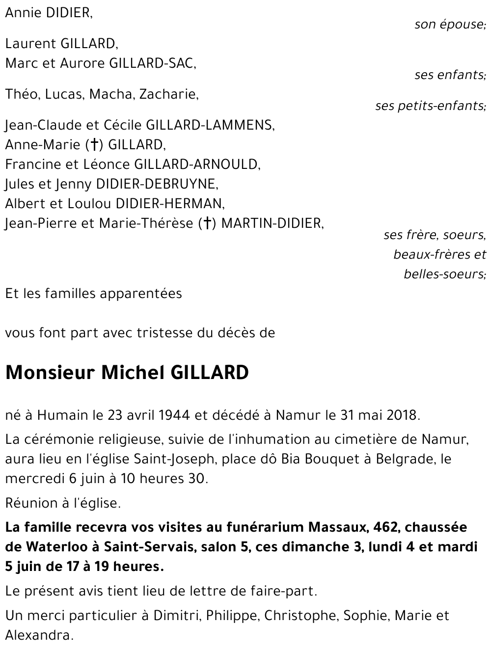 Michel GILLARD