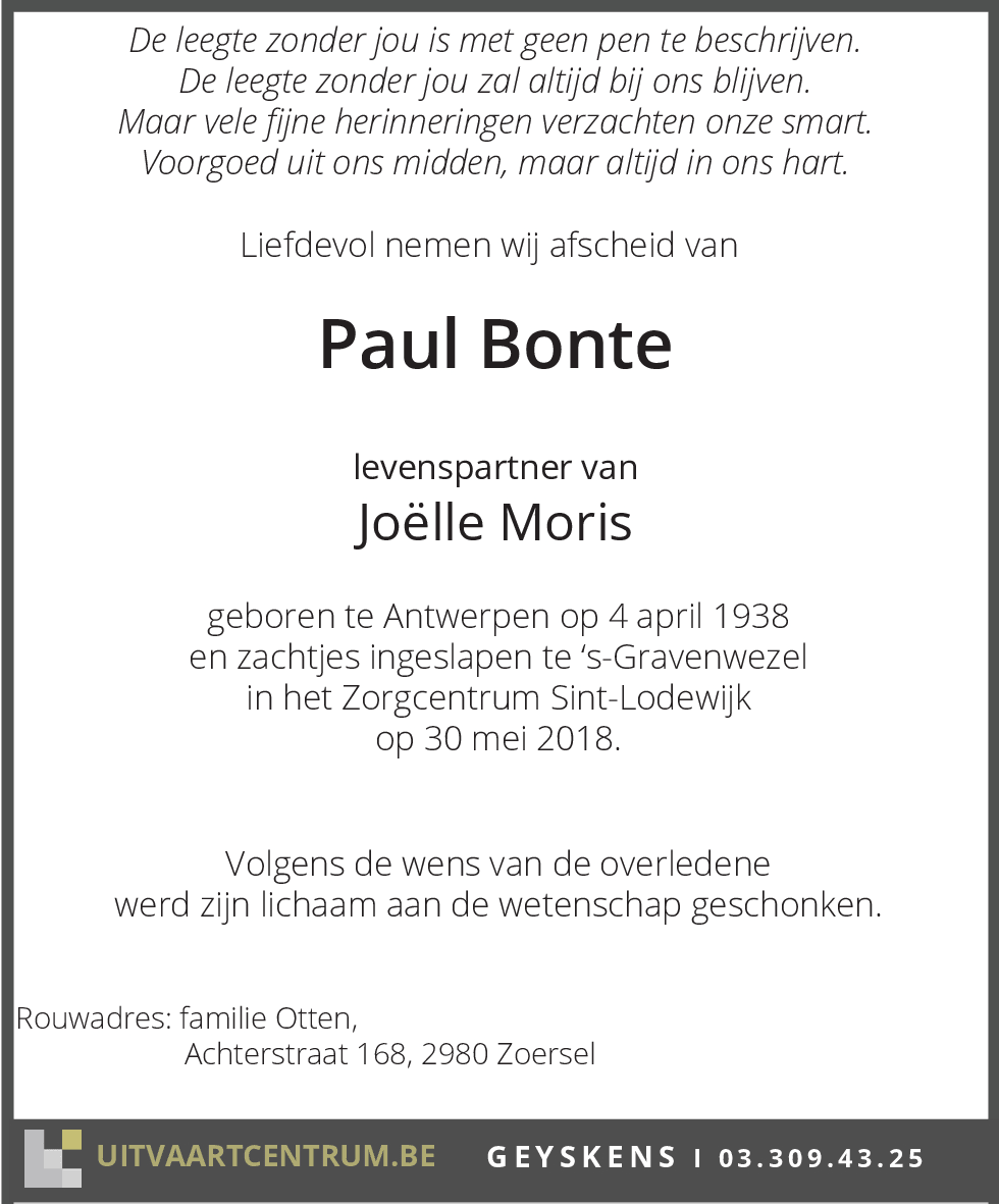 Paul Bonte