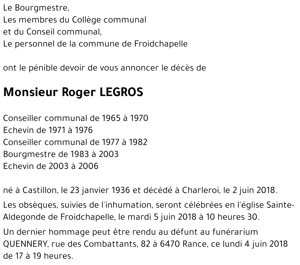 Roger LEGROS