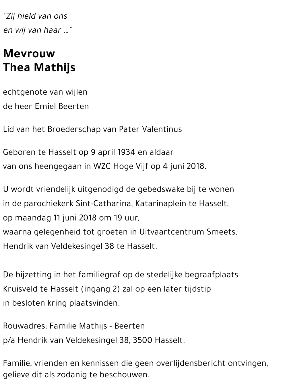 Thea Mathijs