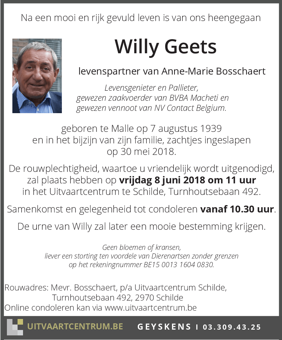 Willy Geets