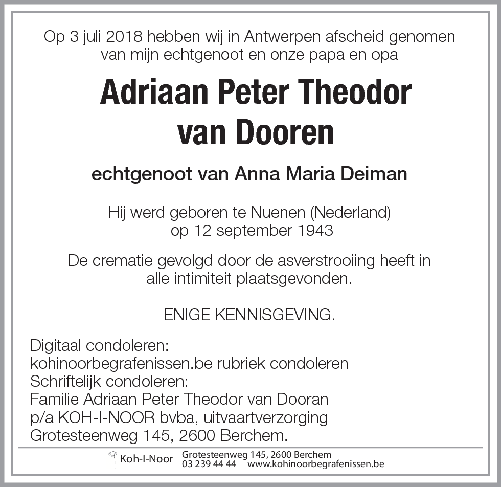 Adriaan van Dooren