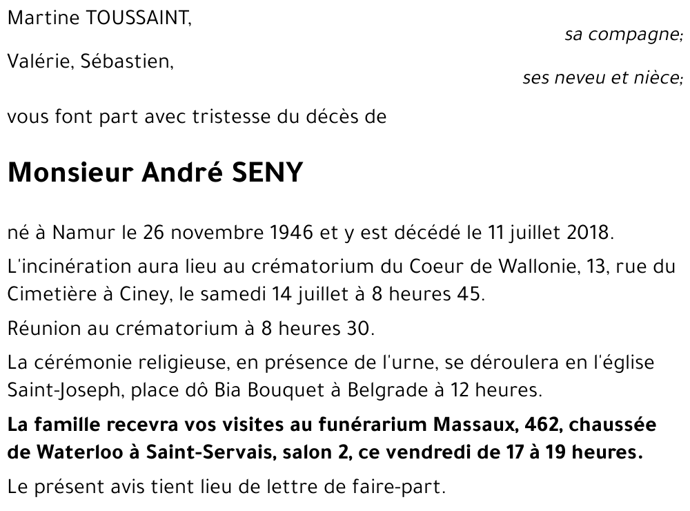 André SENY