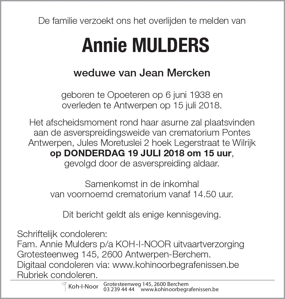 Annie Mulders