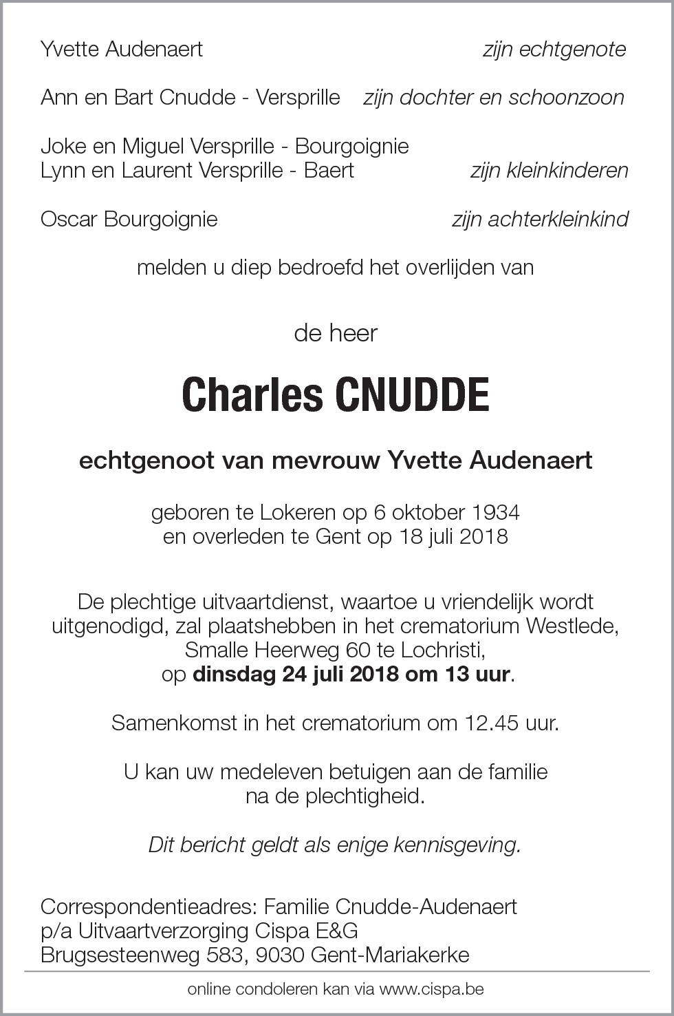 Charles Cnudde