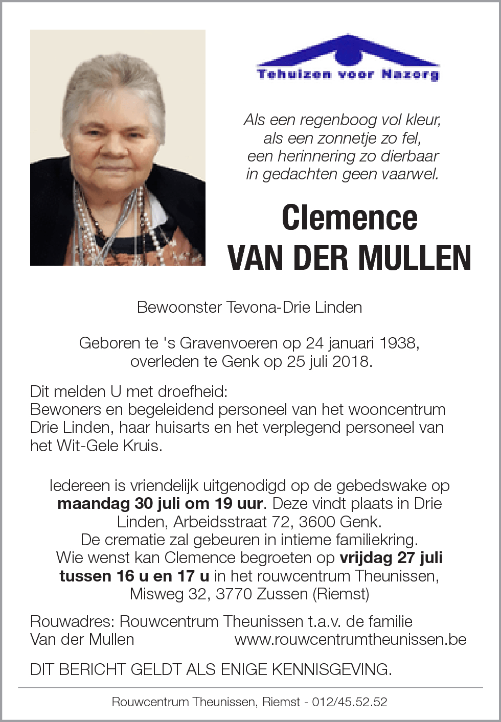 Clemence Van der Mullen