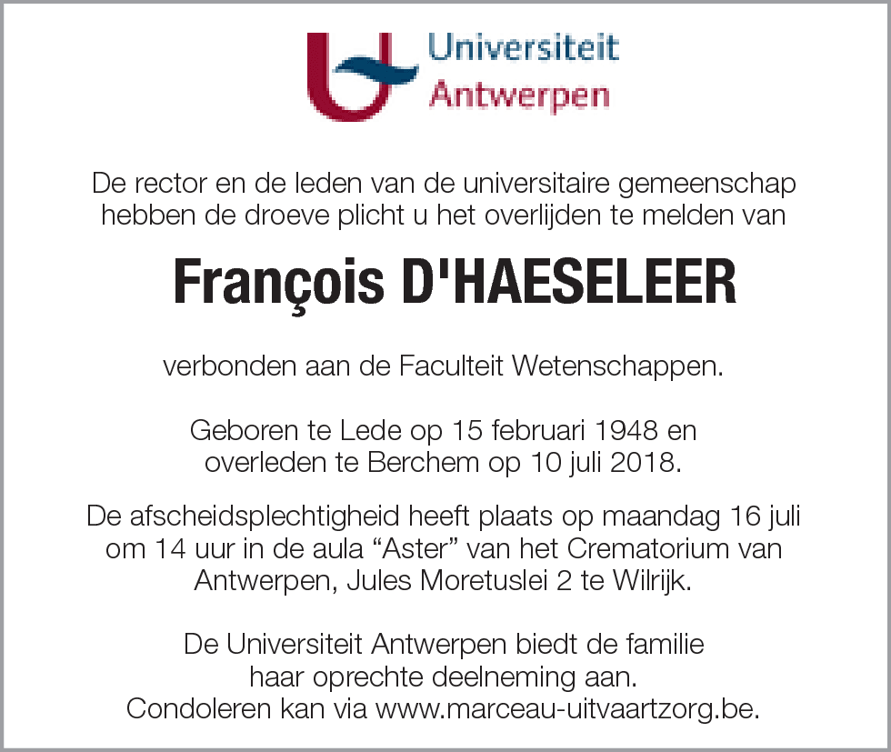 François D'Haeseleer