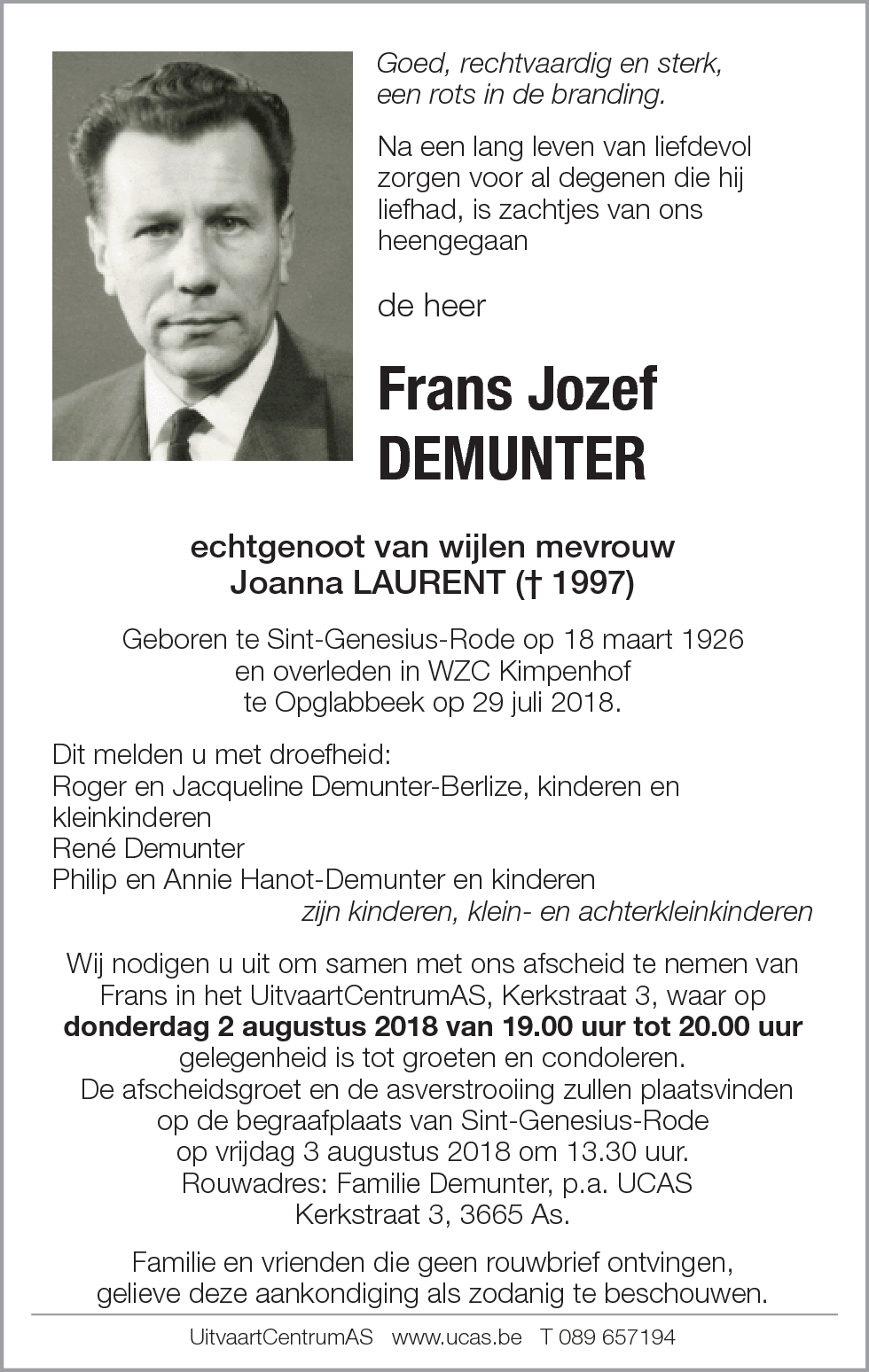 Frans Jozef Demunter