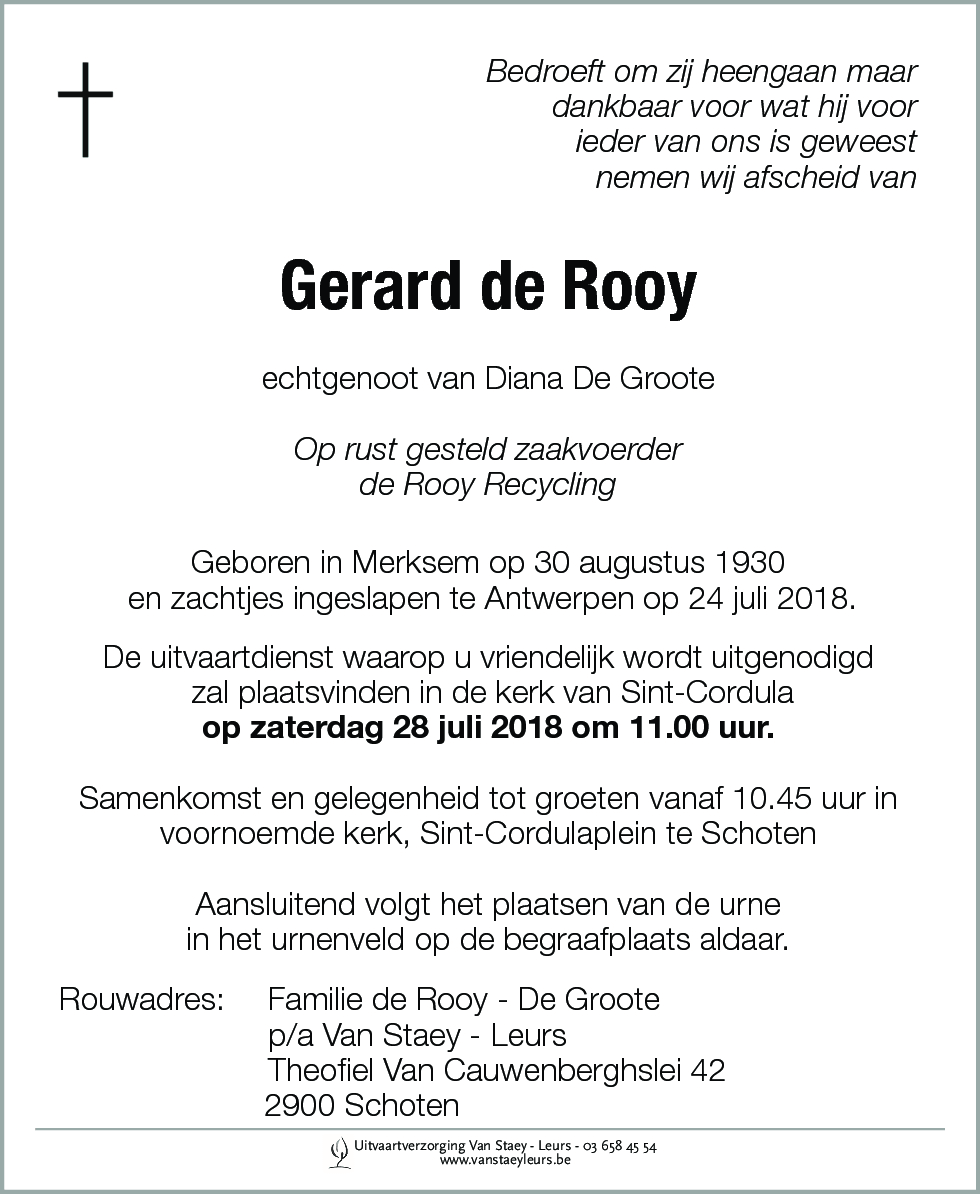 Gerard de Rooy
