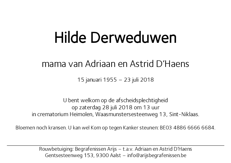 Hilde Derweduwen