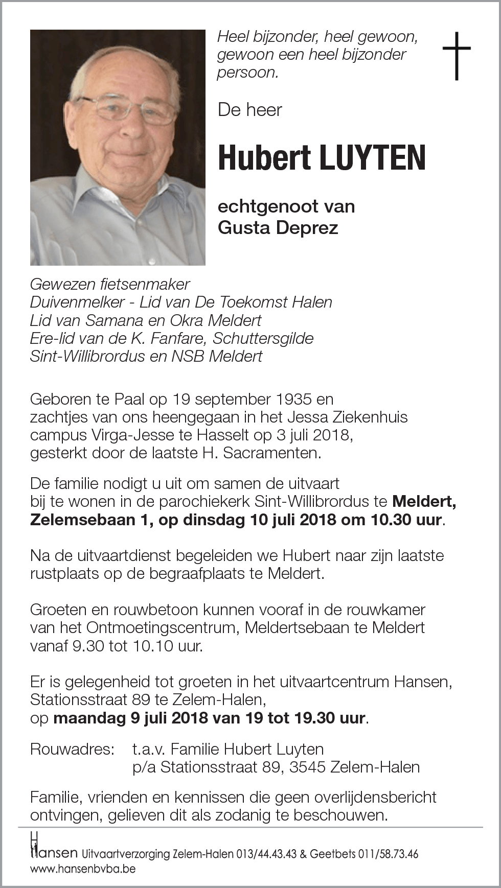 Hubertus Alfons LUYTEN