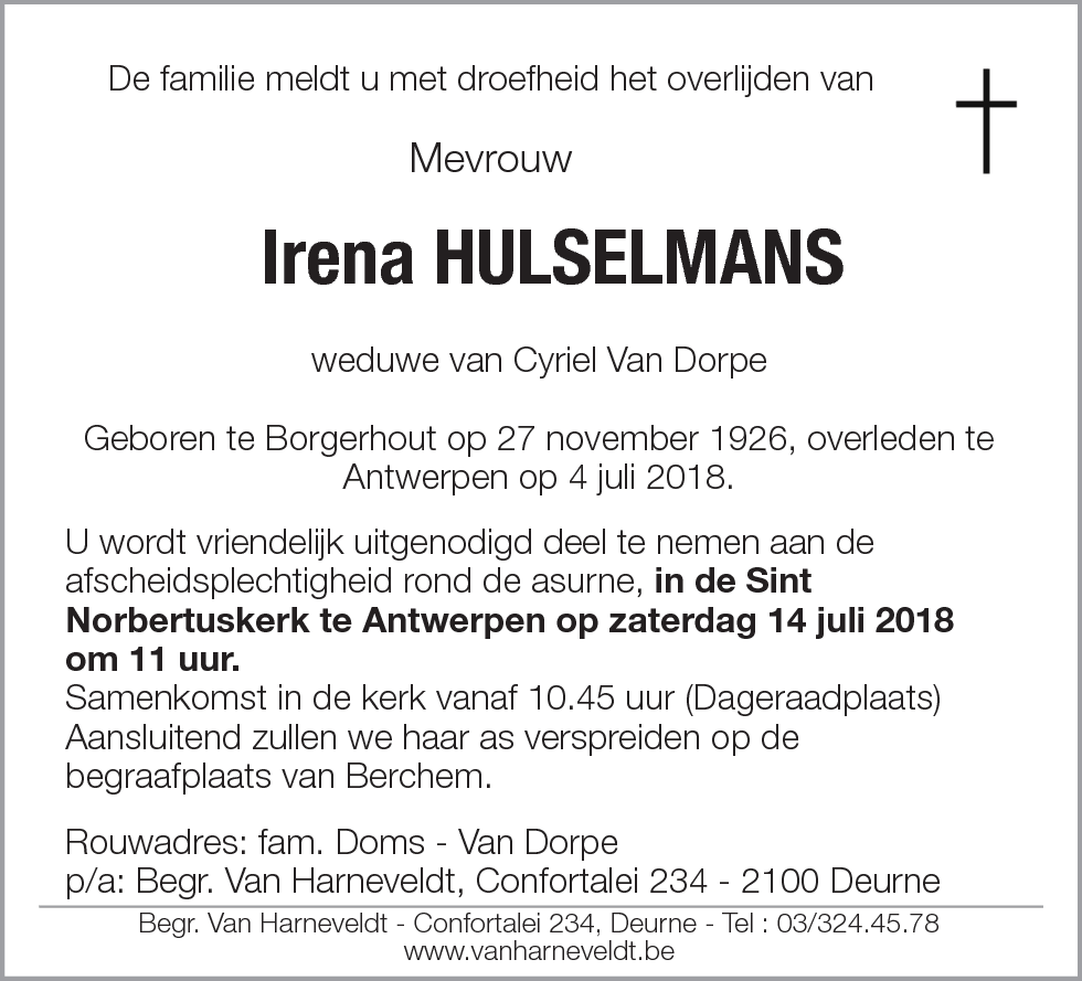 Irena Hulselmans