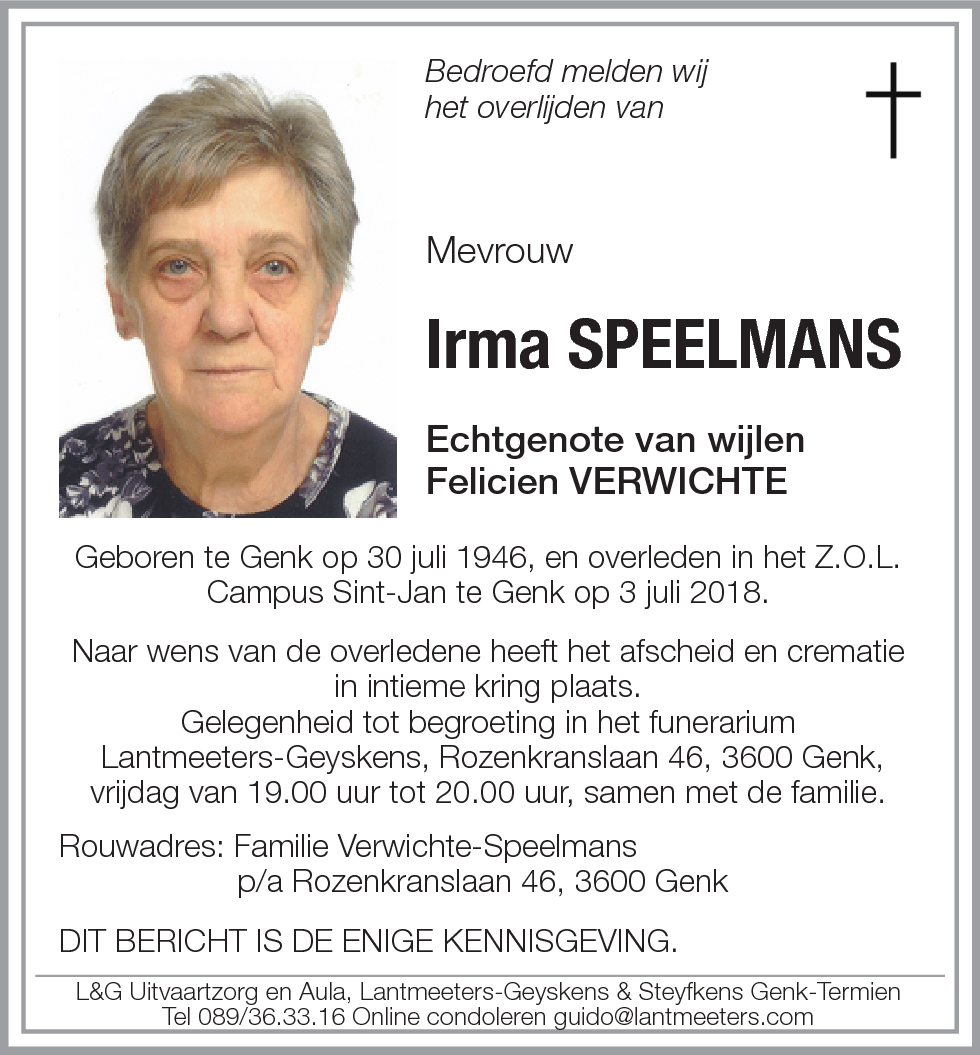 Irma SPEELMANS