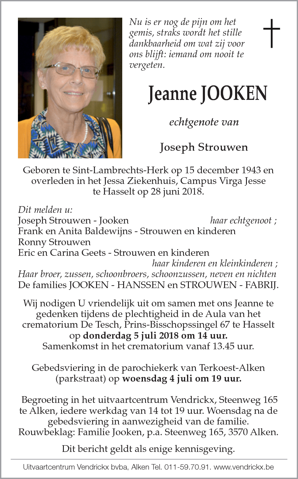 Jeanne JOOKEN