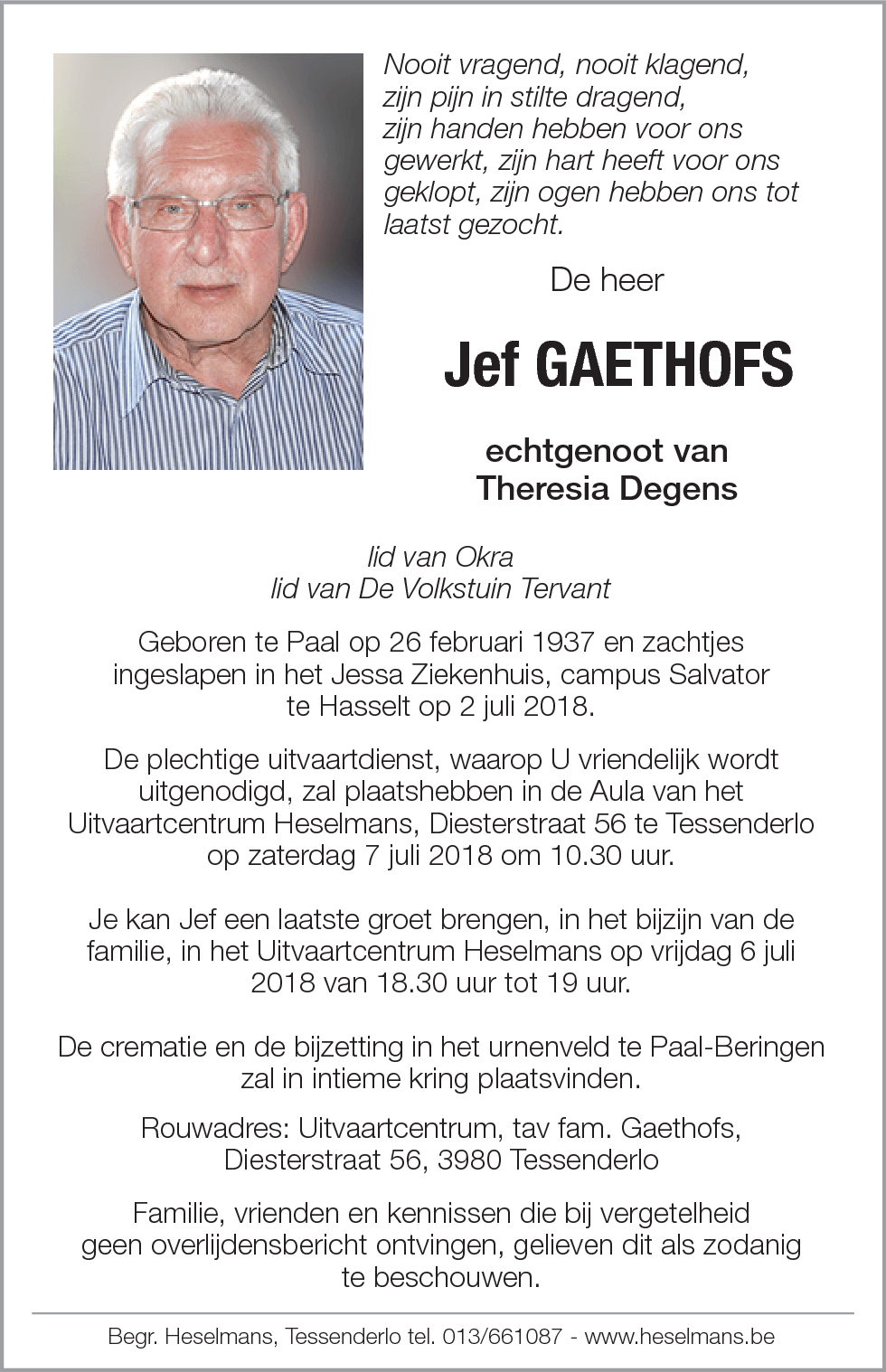 Jef Gaethofs