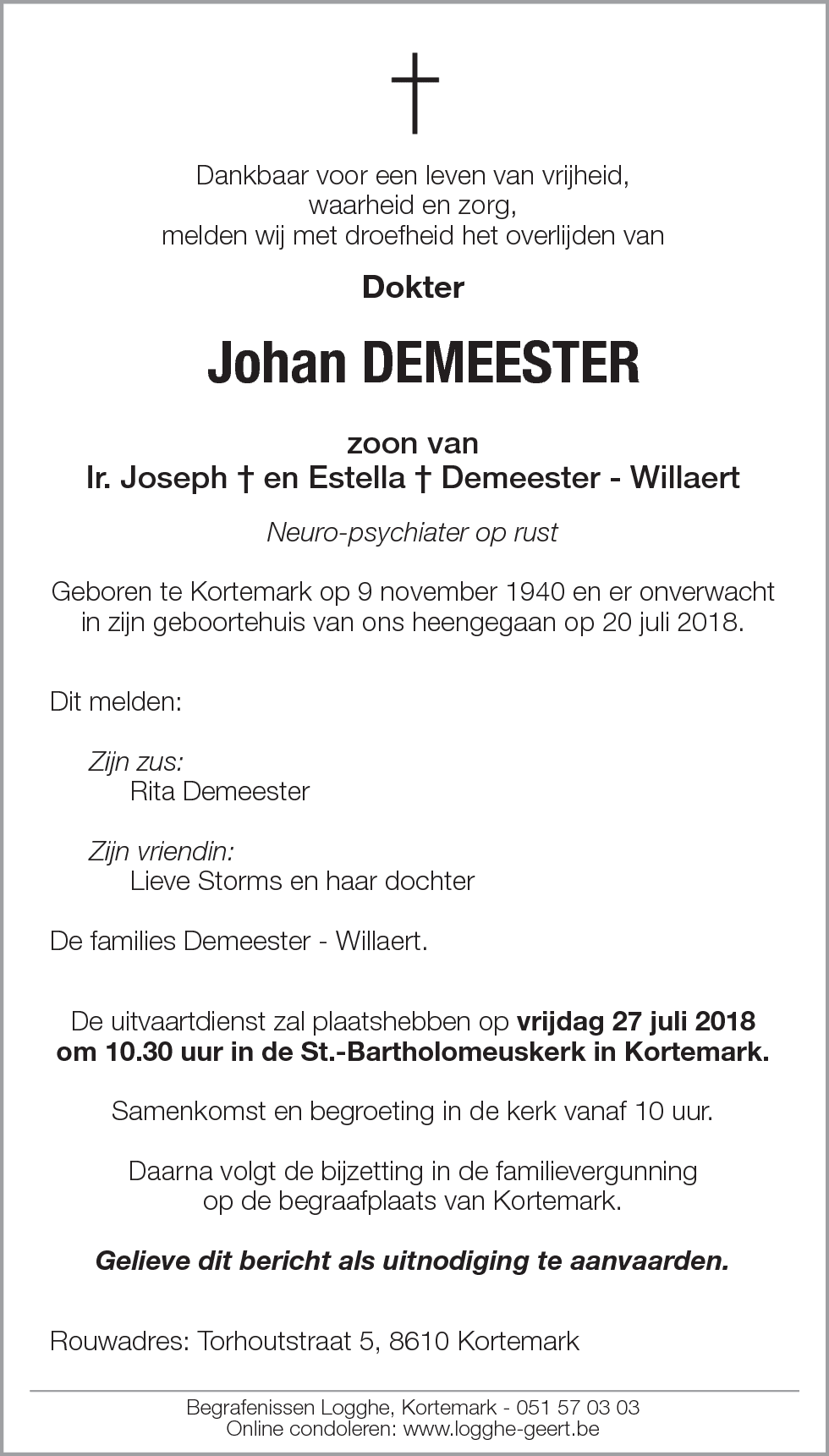 Johan Demeester