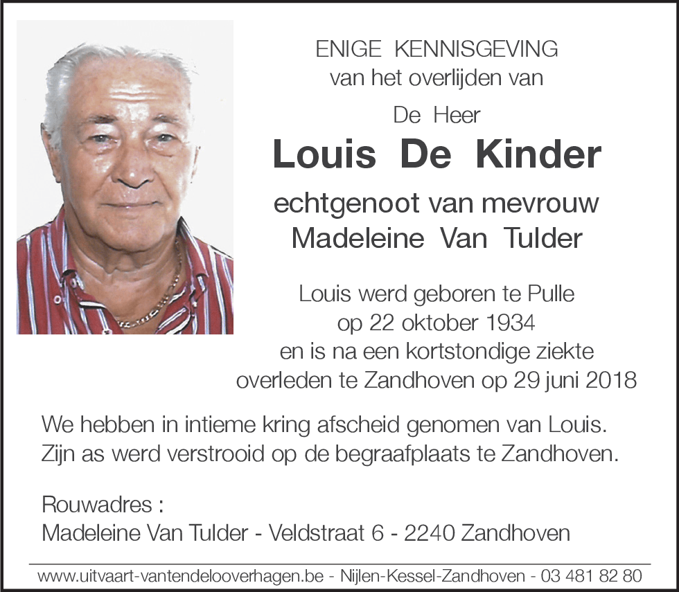 Louis De Kinder