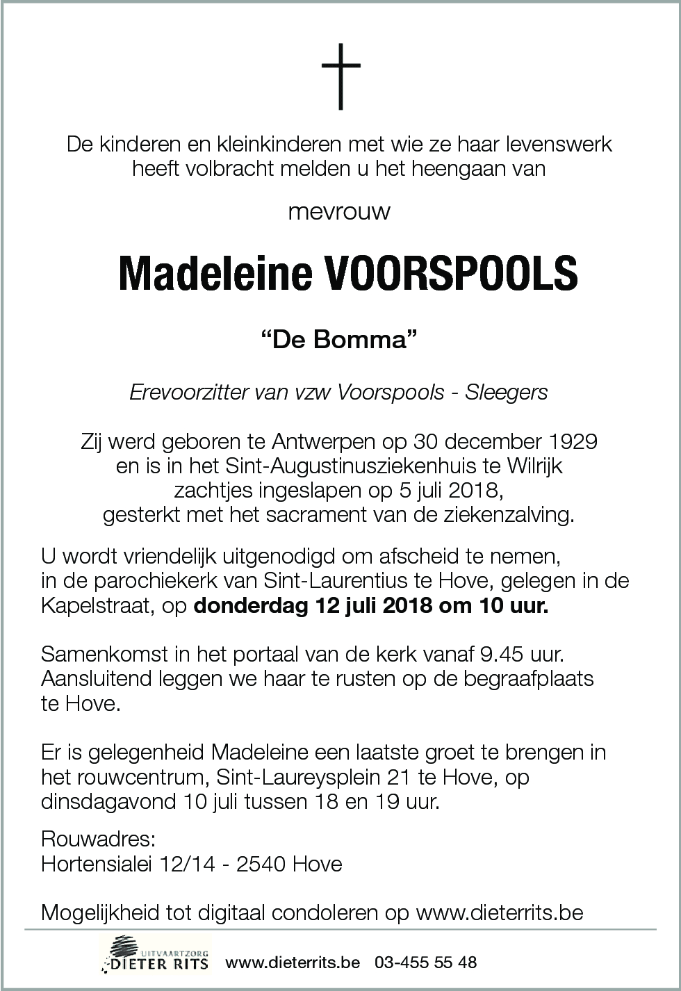 Madeleine Voorspools