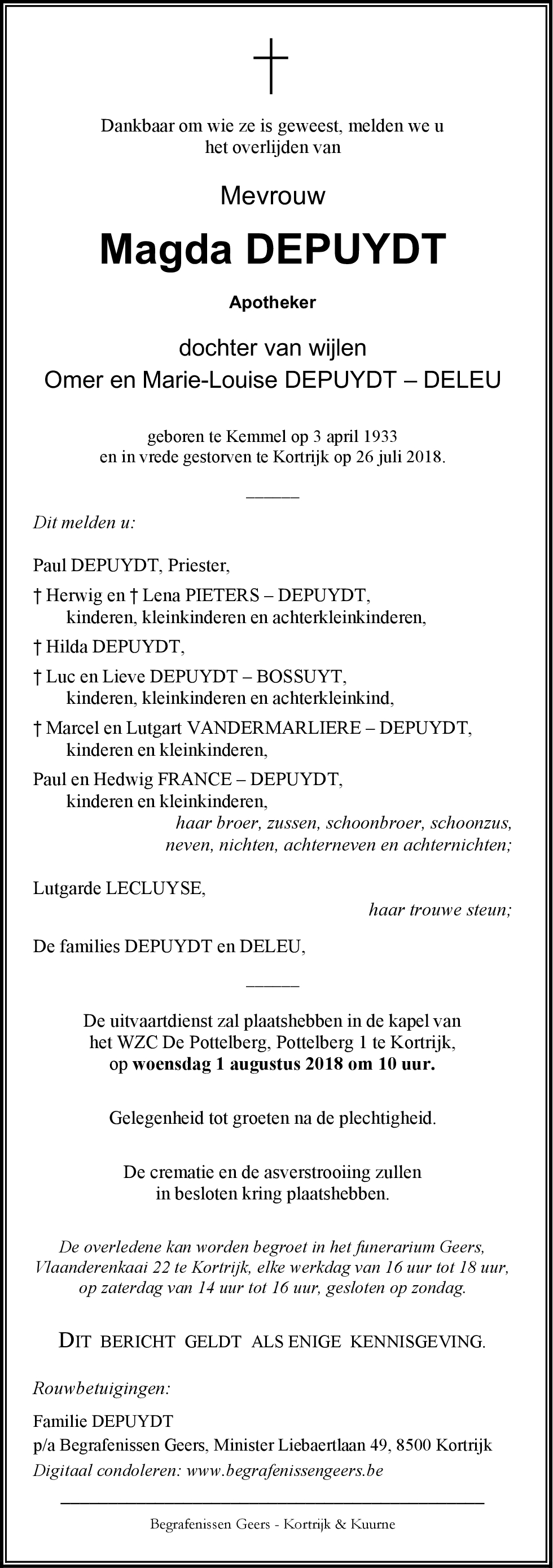 Magda DEPUYDT
