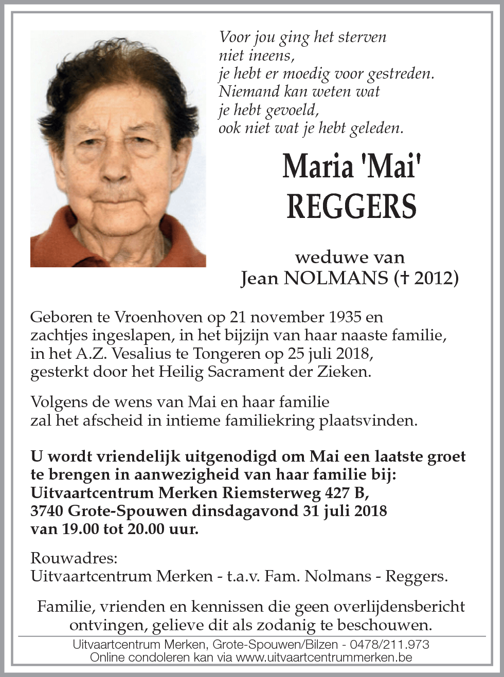 Maria Reggers