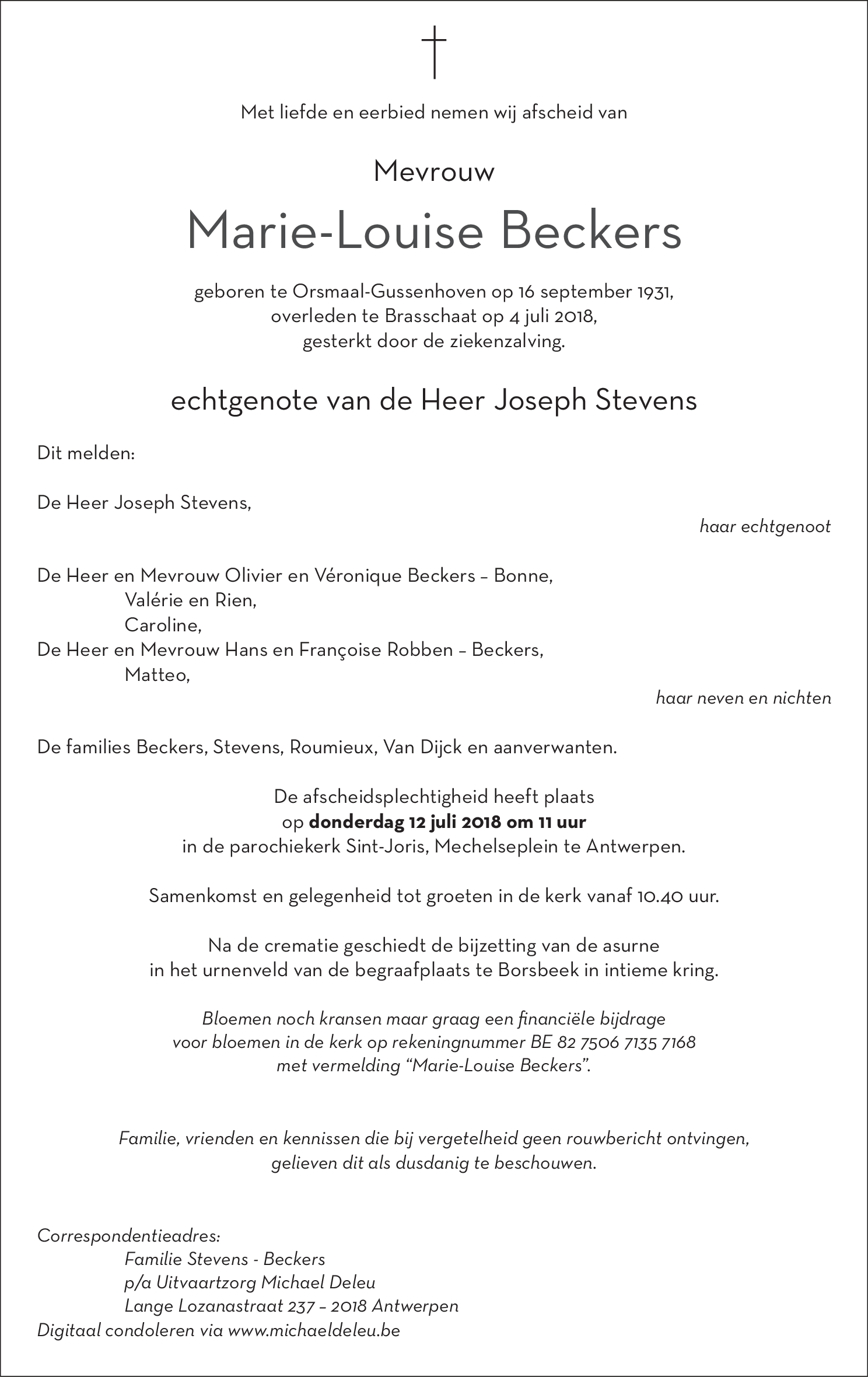 Marie-Louise Beckers