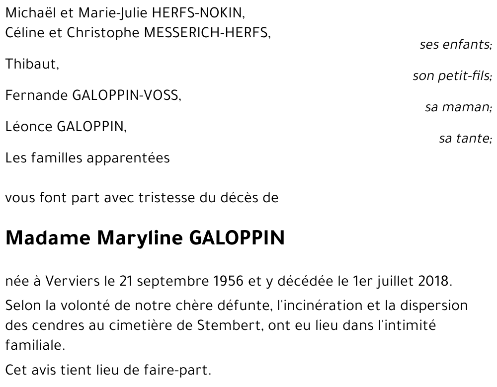 Maryline GALOPPIN