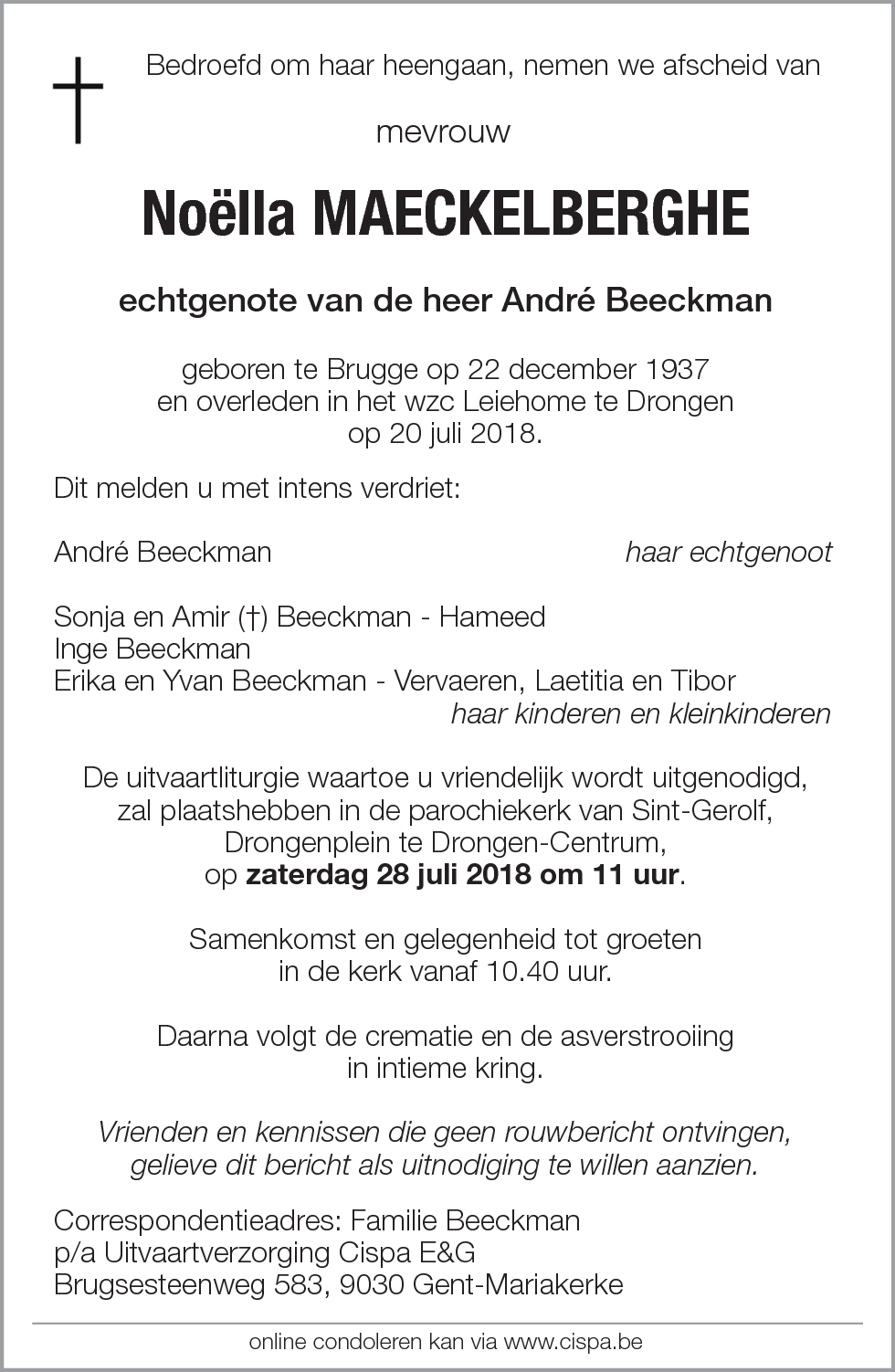 Noëlla Maeckelberghe