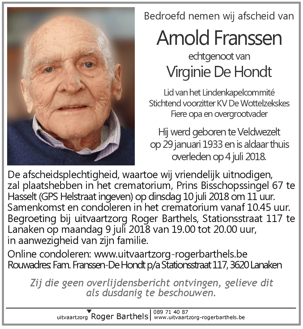 Nol (Arnold) Franssen