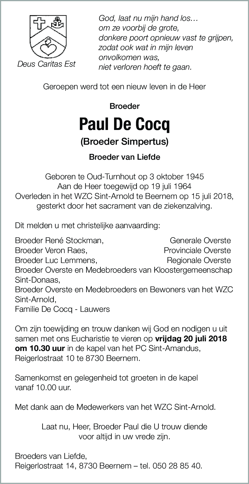Paul De Cocq