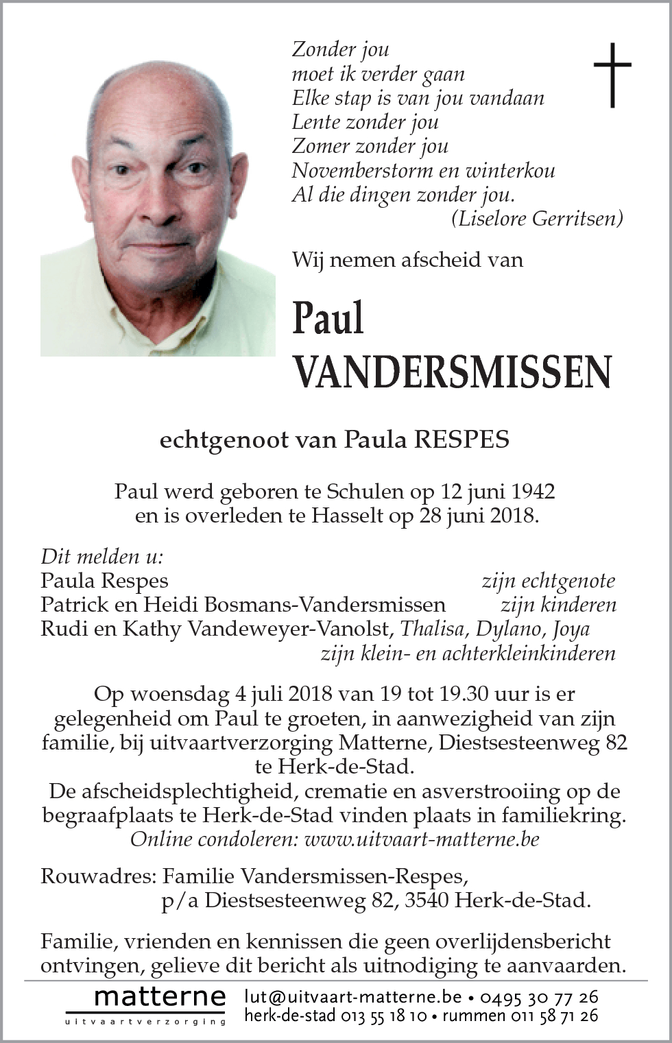 Paul Vandersmissen