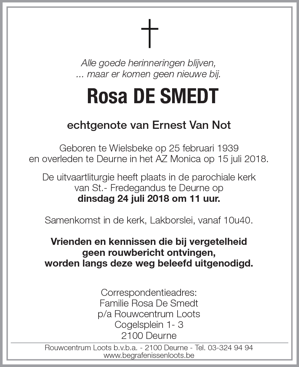 Rosa De Smedt