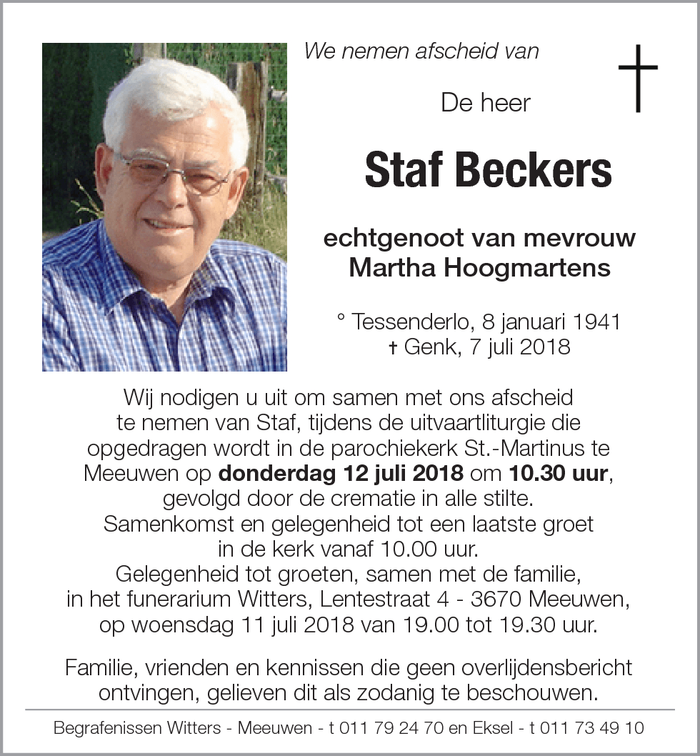 Staf Beckers