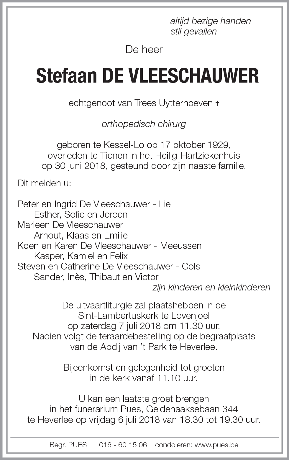 Stefaan De Vleeschauwer