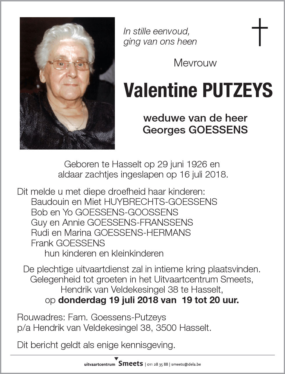 Valentine Putzeys