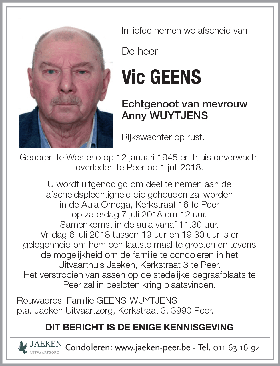 Vic GEENS