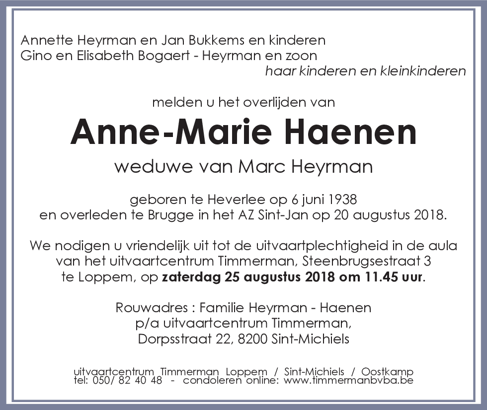 Anne-Maria Haenen