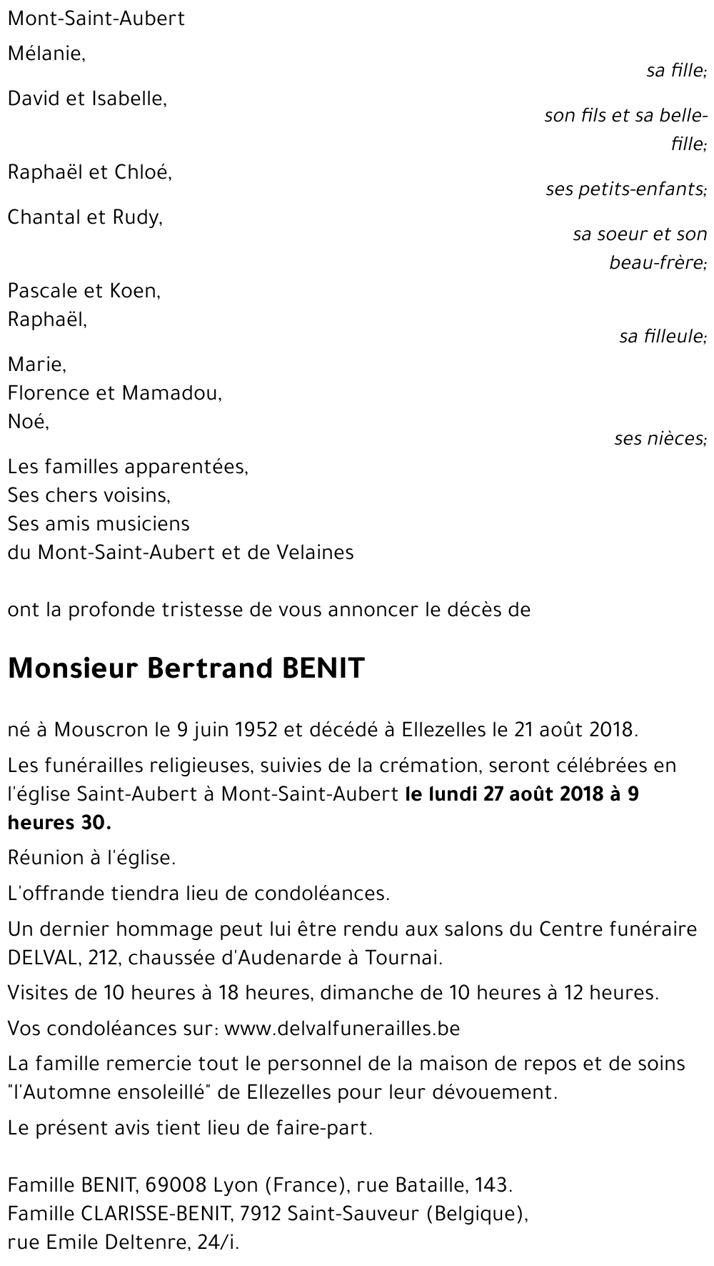 Bertrand BENIT