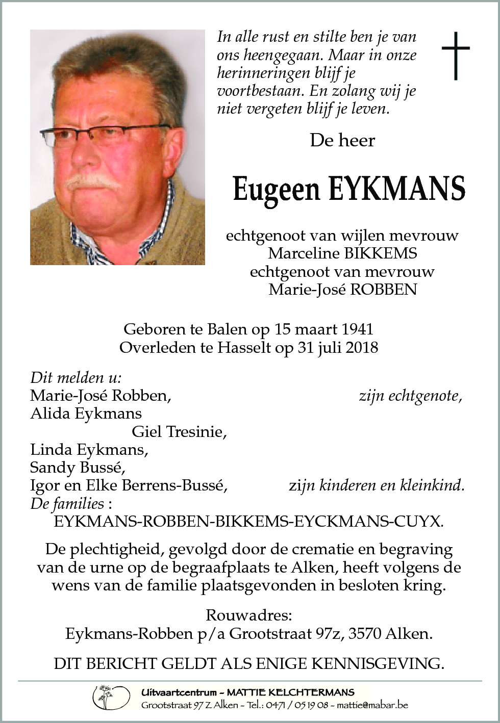 Eugeen Eykmans